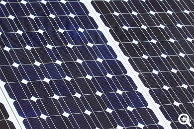 Solar-Panel im Detail